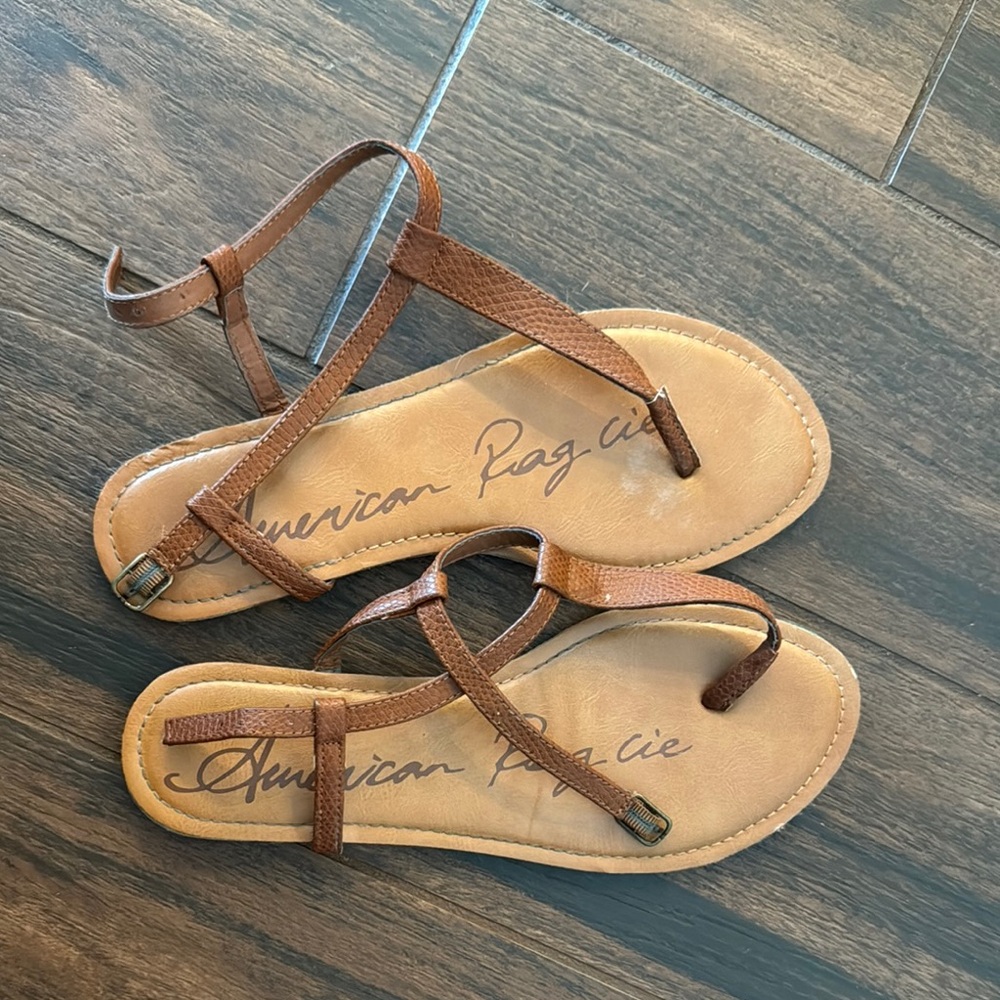 American Rag Women's Tan Strappy Sandals